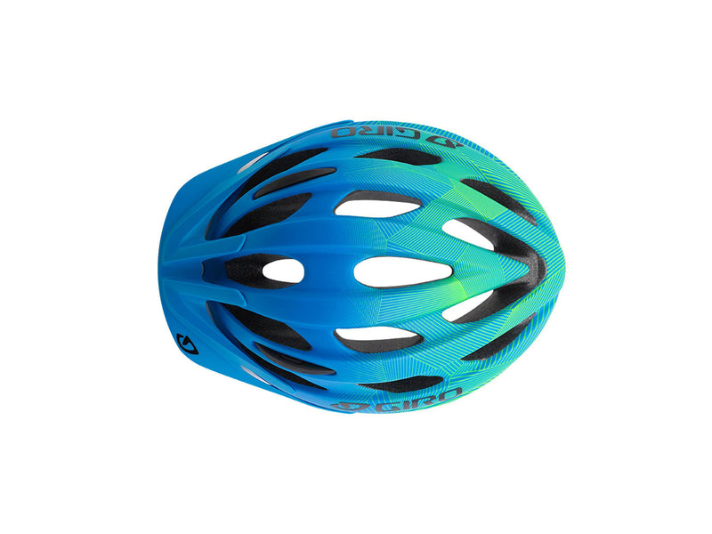 Fahrradhelm Giro Raze SMU, matte blue / lime, UY 50-57 cm, unisex